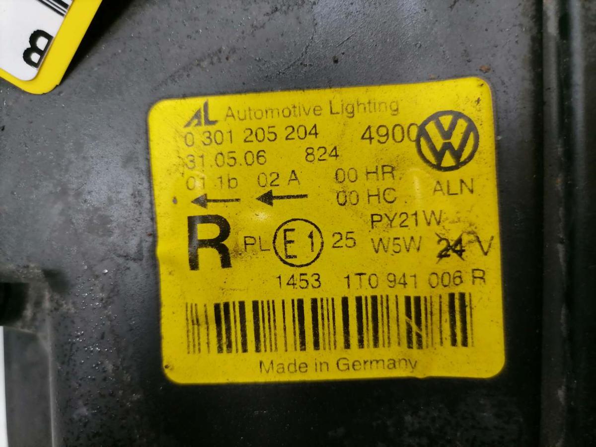 VW Touran 1T original Scheinwerfer vorn rechts Halogen Bj.2006